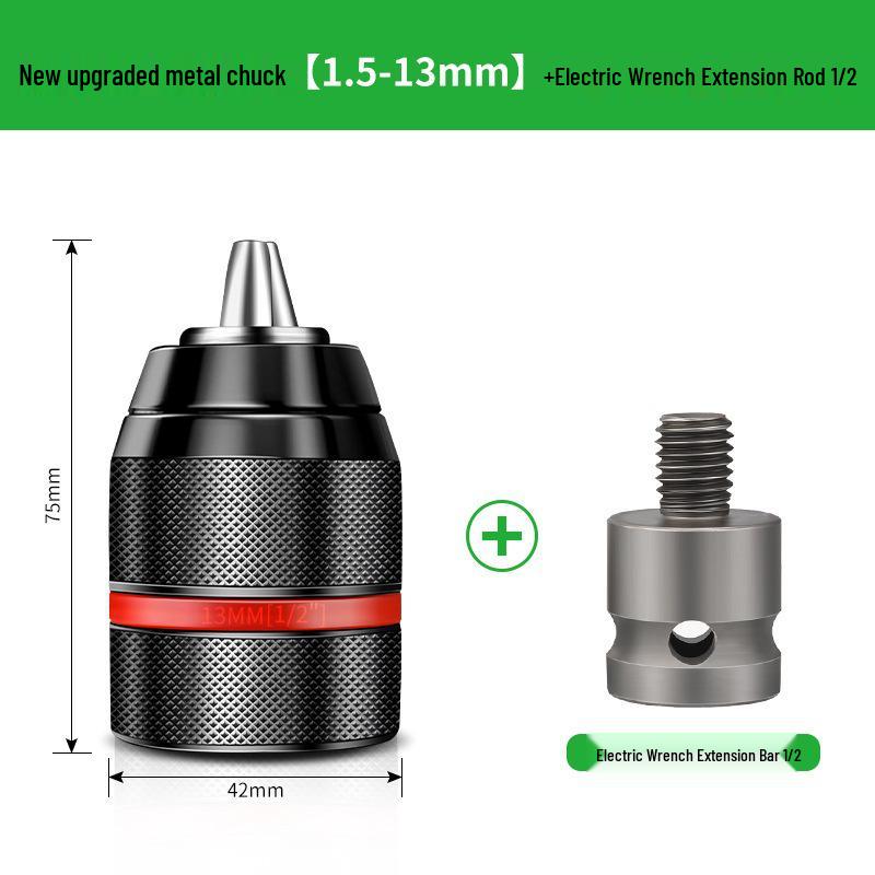 Universal Self-Locking Impact Drill & Electric Wrench Converter Accessories