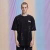 Valant Pigment Mini Logo Dropping T-Shirt - Black