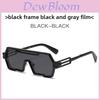 Óculos de Sol Quadrados Cyberpunk Com Lentes de PC Uv400 Para Esportes ao Ar Livre e Moda