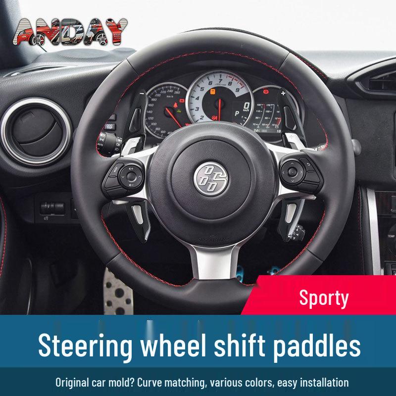 Carbon Fiber Shift Paddles for Subaru Forester, BRZ, Legacy, and WRX Steering Wheel