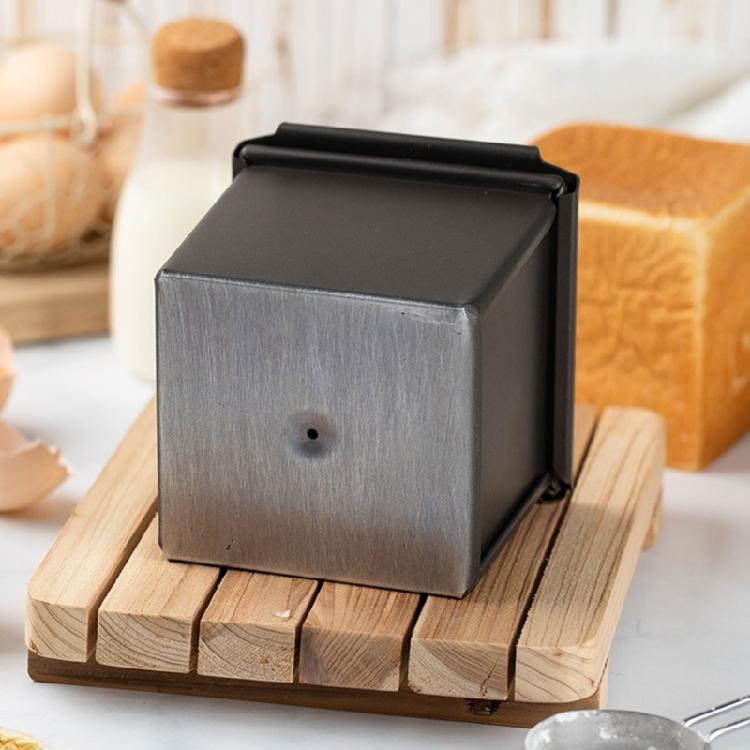 Convenient 10CM Cube Toast Box Metal Baking Mold for Toasts and Pastries Kitchen Aluminum Alloy Breakfast Bread Mould