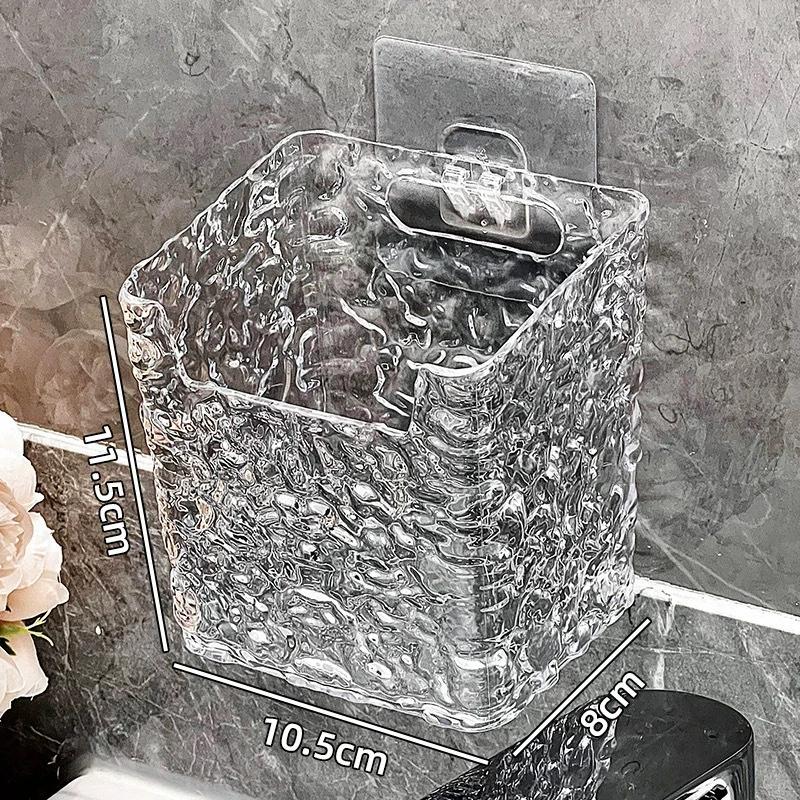 

Настенный ящик для хранения Glacial Streak, ящик для хранения выброшенных полотенец для лица, полка для раковины в ванной, полка для мягких полотенец и салфеток для лица, туалетная стойка