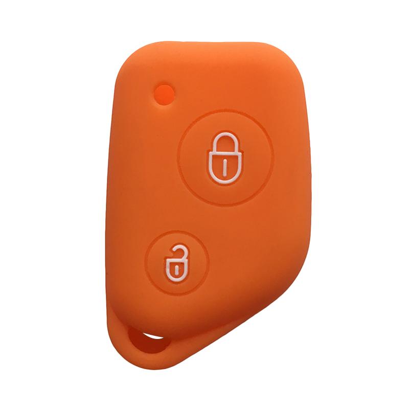 Key Cover for Peugeot 406 306 205 206 405 106 Key Case for Citroen Berlingo Xsara Picasso Saxo 2 Button Silicone Car Key Holder