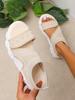 Spring and summer new women's casual sandals knitted sandals platform sandals women's shoes