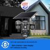 4G Panoramic Solar-Powered Outdoor Camera with Night Vision, Waterproof, and All-Day Recording