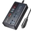 Universal Car Inverter DC 12V/24V To 220V QC 3.0 USB/Type C Charger Power Adapter 200W High Power Digital Display Car Converter