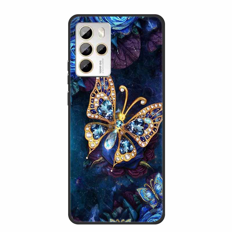 For HTC U23 Pro 5G Case Animals Silicone Soft TPU Phone Cases For HTC U23 Pro 2023 HTCU23 2QCB100 Protector Cartoon Wolf Coque