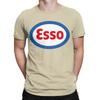 Classic Esso Petrol Diesel Fuels Logo Graphic Funny 100 Cotton Tshirt Esso Tees Tops For Unisex