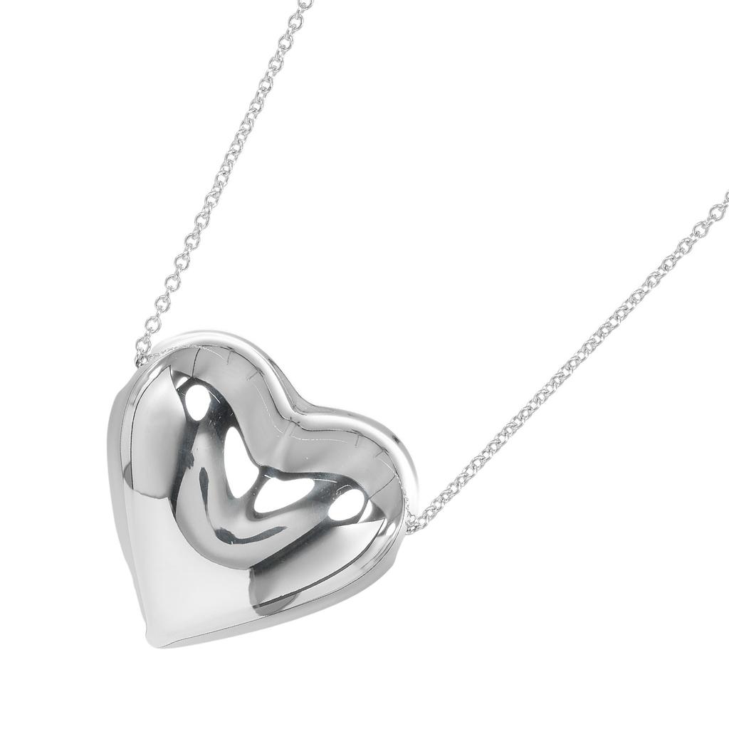 TIFFANY&Co. Pintide Herz Halskette Silber925 11,9g Damen Gebraucht