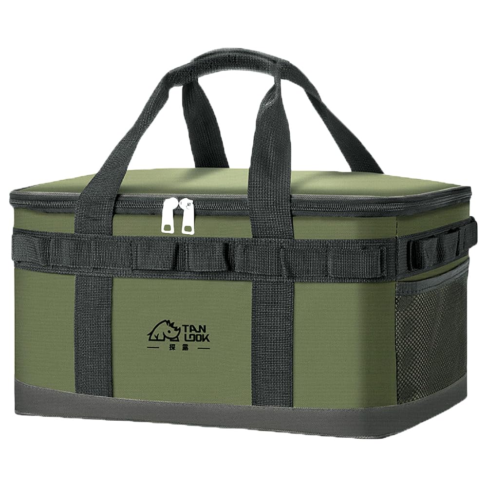 Insulated Cooler Warmer Large Capacity for Large Camping & Bag, 23L, Drinks, Lunchboxes, Groups, Picnics, (Olive) оливковый