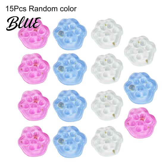 Office Stress Relief Transparent Squeeze Toy Square Ice Cube/Cat Paw Ball Tranquility Desk Accessory Sensory Small Fidget for Adults Realistic Cube
