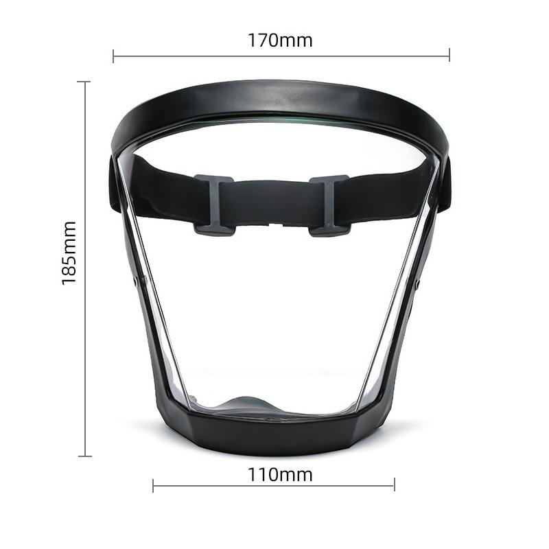Full Face Protection Anti Droplet Mask Anti Fog Anti Splash Head Wear Glasses Space Spherical