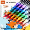 True Color Washable Soft Tip Acrylic Marker for Children and Students - Ideal for Art, Painting, and Graffiti