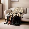 Coperta con design U2 per tutte le stagioni, coperta per la pausa pranzo, plaid, regalo