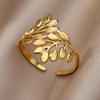 Stainless Steel Rings for Women 2026 Trend New Gold Color Ring Femme Wedding Couple Jewelry Free Shipping Item anillos mujer