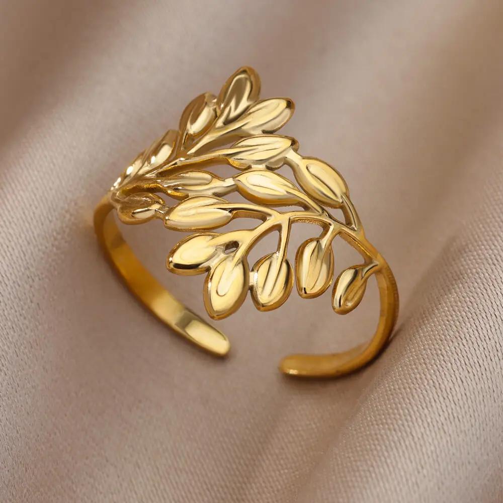Stainless Steel Rings for Women 2026 Trend New Gold Color Ring Femme Wedding Couple Jewelry Free Shipping Item anillos mujer