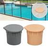 Pool Fence Cover 4-Piece Silicone Weather-Resistant Deck Fence Protection Hole Cover For Outdoor Deck Enclosure Barrier