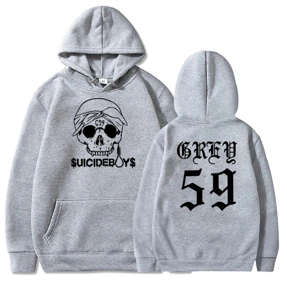 Suicideboys G59 Hoodie Suicideboys Merch Vintage Style Sweatshirt Gift for Suicideboys Fan Pullover Tops Streetwear black hoodie