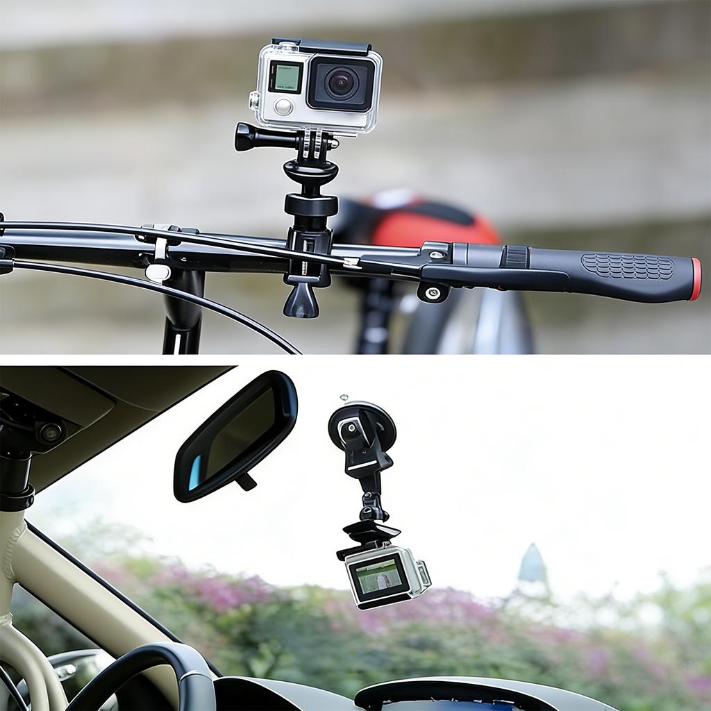 40-in-1 Nylon Action-Kamera Zubehör-Kit Verstellbarer Arm Kamera-Zubehör-Pakete für GoPro 10 9 8 Outdoor Radfahren Camping Picknick