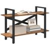 Vintage Wood Bookshelf 100 x 33.5 x 64 cm Particleboard