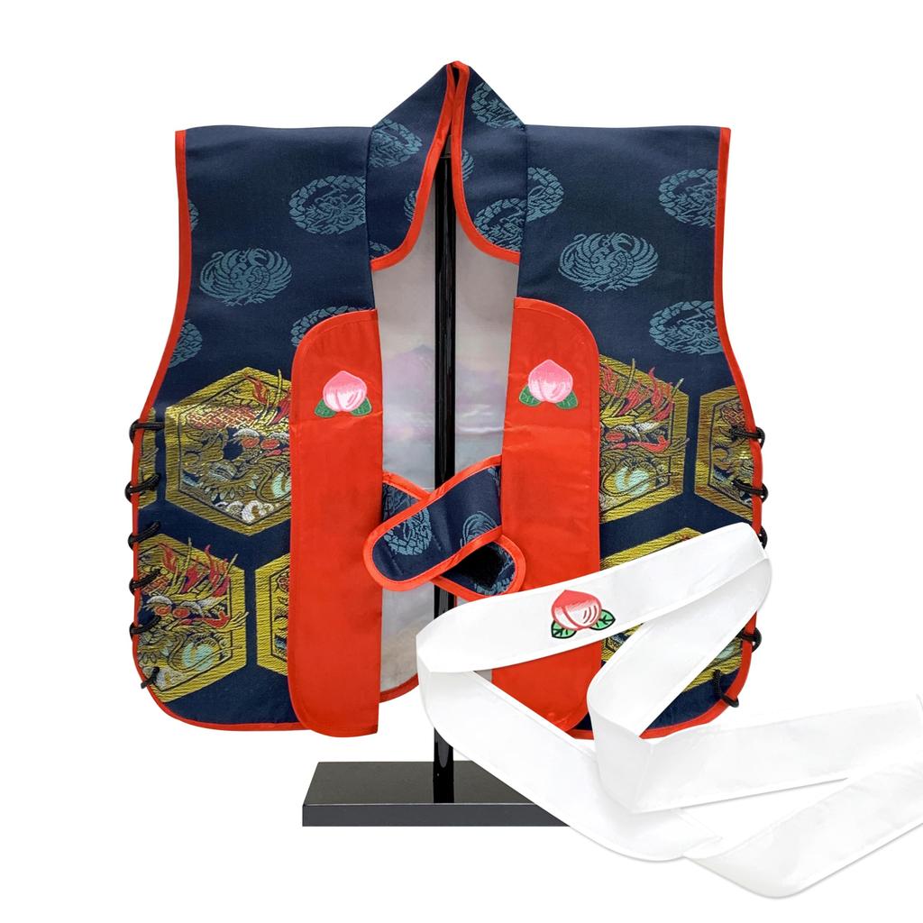 Muromachi Jinbaori First Festival Jinbaori for Boys and Babies with Stand [Kyoto St. ] (Boy's Festival) JIN001-a
