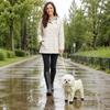 Waterproof Pet Raincoat with Hood Full Body Coverage Protective Dog Rain Jacket with Paw and Tail Covers for Small Medium Dogs