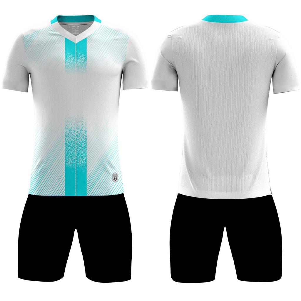 Custom Print Breathable Men Soccer Uniforms for Team Short Sleeve Kids Boys Football Jersey Set Quick Dry Sports Suit Tracksuits
