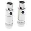 4 Pieces mm Mini XLR Female Plugs Connectors Socket