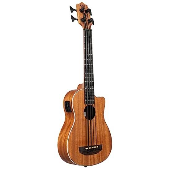 KALA Ukulele Bass Scout Mahogany Body Cutaway U-Bass UBASS-SCOUT-FS (Case Included)