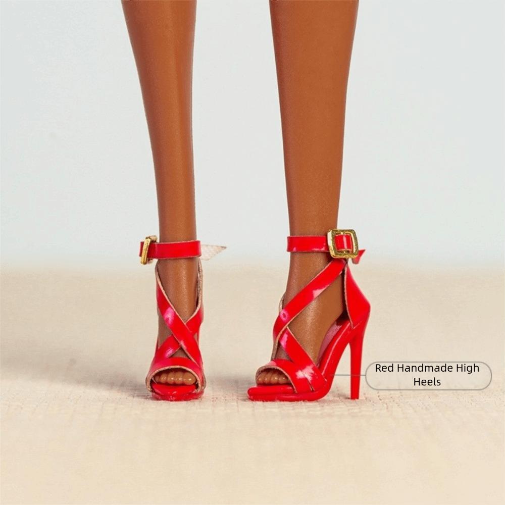

1/6 Supermodel Doll High Heels Exquisite Doll Boots Dress Up BJD Doll Shoes Doll Accessories a pair of shoes-2