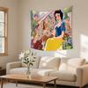 Classic Anime SsnowWhiteS Cute Tapestry Wall Hanging Tapestry Art Deco Blanket Curtain Hanging At Home Bedroom Living Room