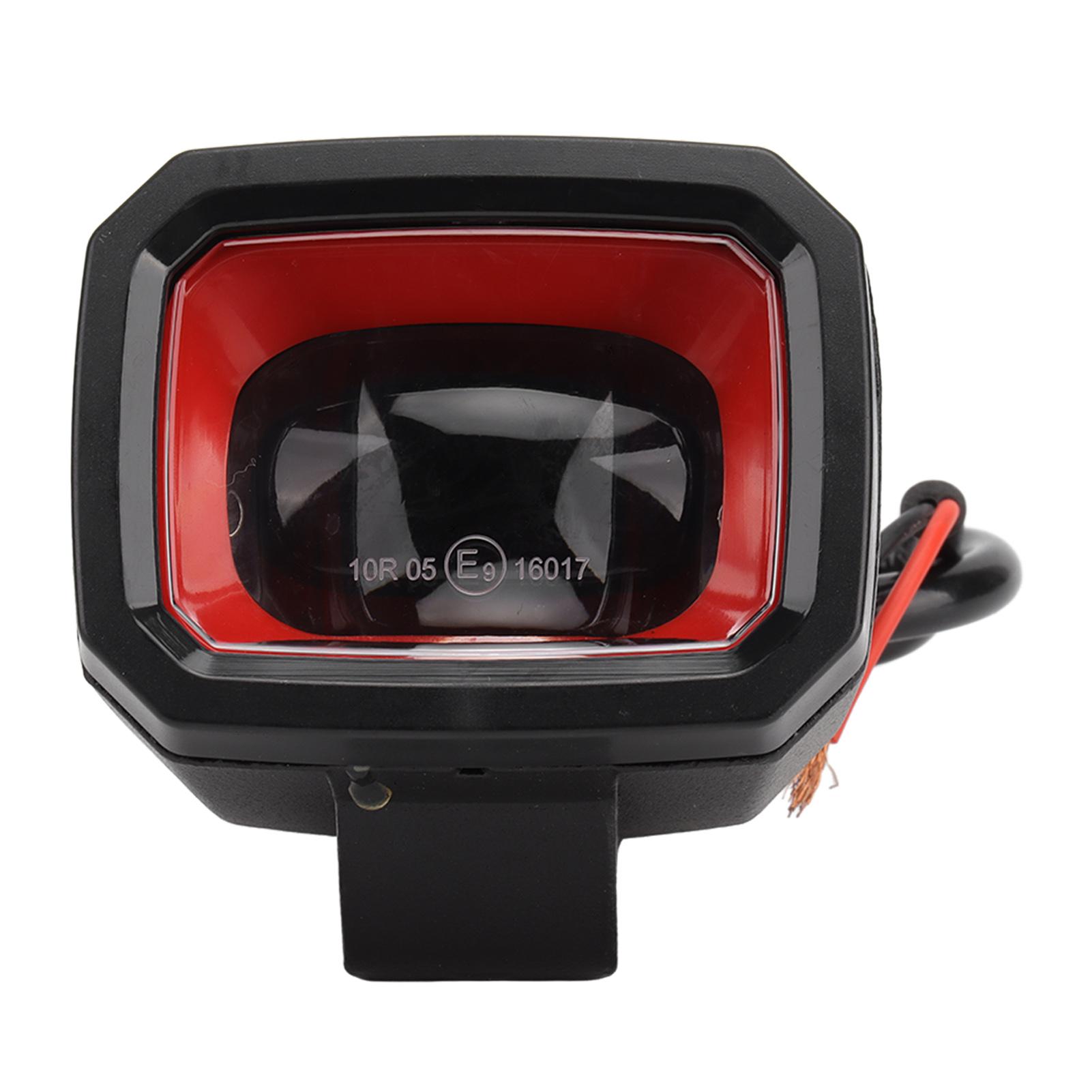 

Светодиодная сигнальная лампа безопасности для погрузчика 6000K, высокая яркость, алюминиевый сплав, постоянный ток 12 В, красный красный