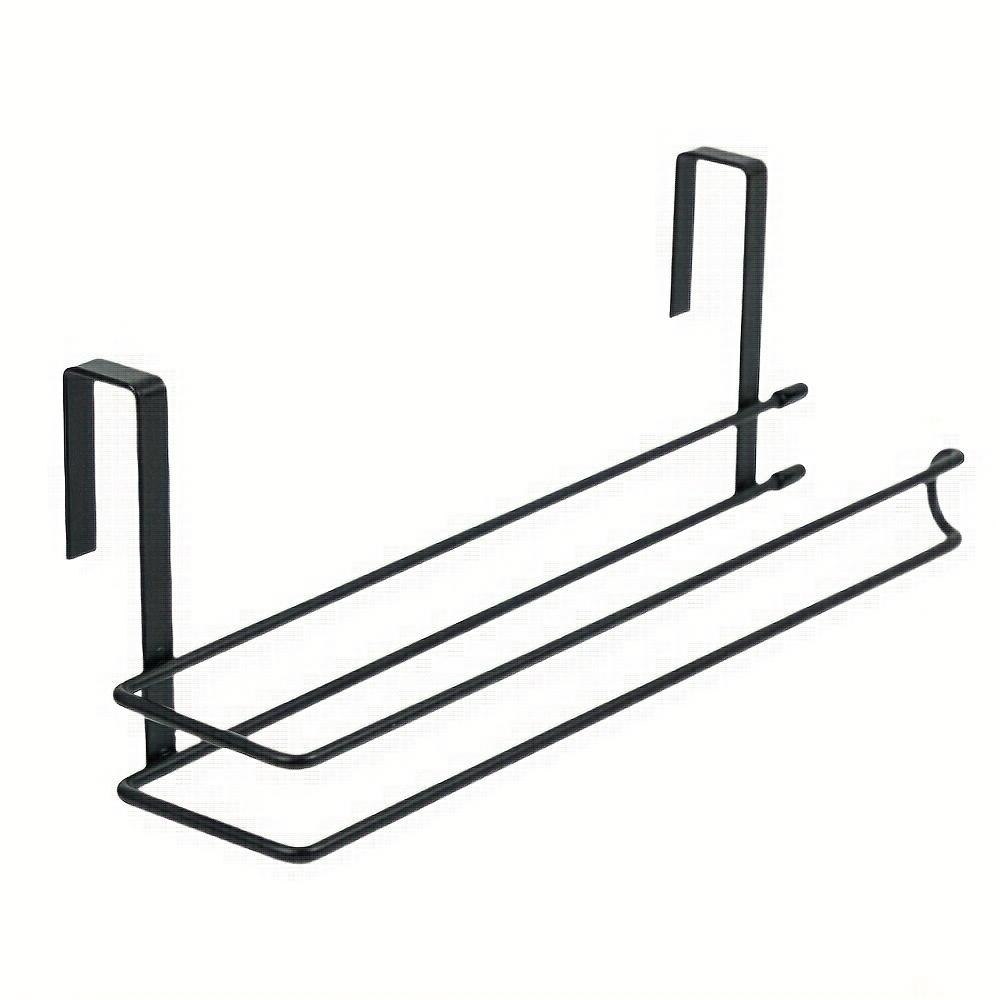 Paper Towel Holder Under Cabinet, Over The Cabinet Door Paper Towel Holder, Hanging Paper Towel Holders for Cabinets Under чёрный