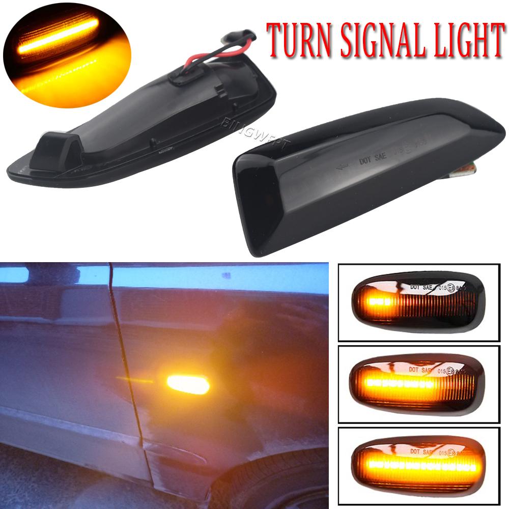 1Pair For Opel Astra J Astra J K Zafira C Insignia B Grandland X LED Dynamic Side Marker Turn Signal Light Sequential Blinker