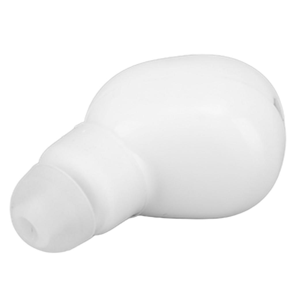 Single Bluetooth Wireless Earbud Mini Invisible Wireless Bluetooth Headphone for Sports Working White