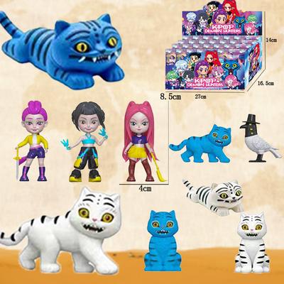 10 ks Kpop Demon Hunters Slepá krabička Sada akčních figurek Derpy Tiger Rumi Mira Zoey Sussy Sběratelské panenky Figurky pro fanoušky Dárek