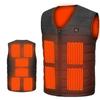 Gilet riscaldato Giacca USB elettrica calda invernale Uomo Donna Cappotto riscaldante termico