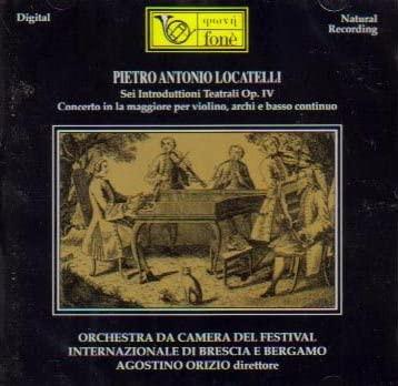

CD ORCHESTRA DA CAMERA DEL FESTIVAL IN Pietro Antonio Locatelli Sei Intr 91F07CD FONE 1990 Italy Classical Used