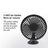 Car Fan 3 Blades 360 Degree Rotation Relieve Heat Universal Rear Seat USB Freshener Ventilation Fan Vehicle Supplies