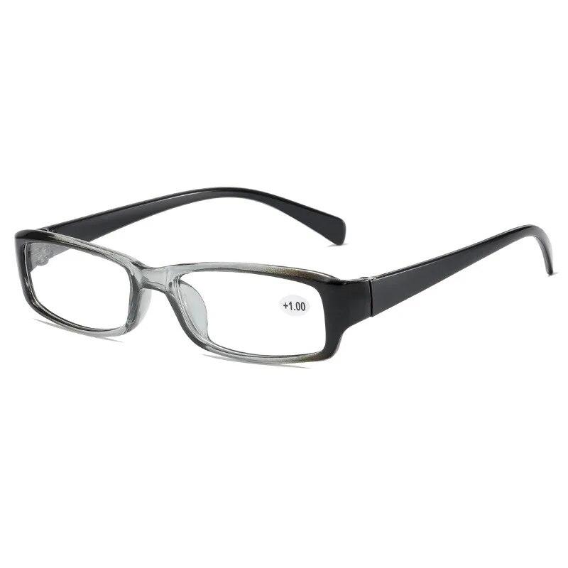 Reading Glasses Rectangle Frame Clear Lens Eyeglasses Resin HD Presbyopia Glasses Men Women Ultralight Presbyopia Glasses
