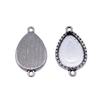 Vintage Metal Bezel Frames Resin Art Bezel Connectors For Photo Craft