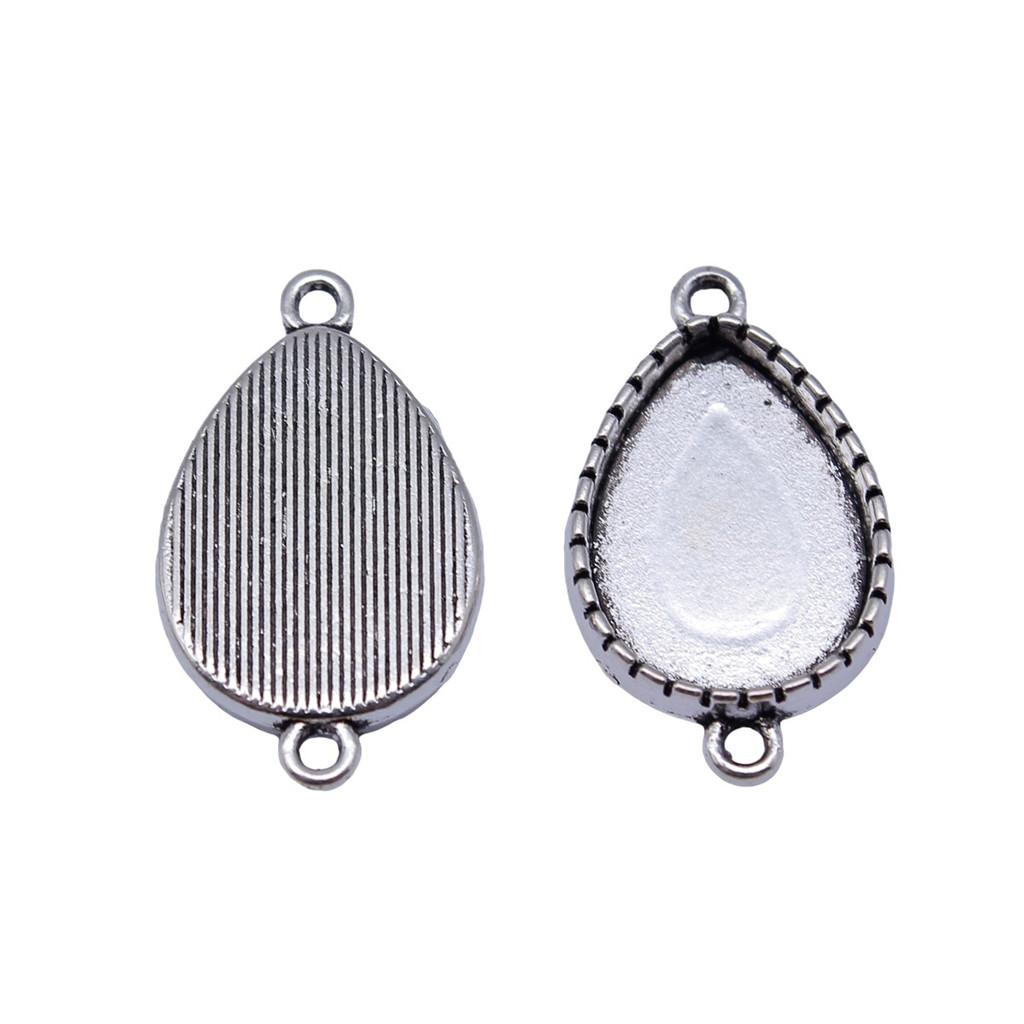 Vintage Metal Bezel Frames Resin Art Bezel Connectors For Photo Craft