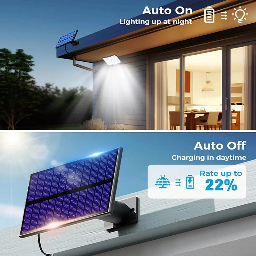 234 LED Solar Outdoor Lights Super Bright Motion Sensor IP65 Waterproof 3 Modes Flood Wall Security Light for Garage Yard