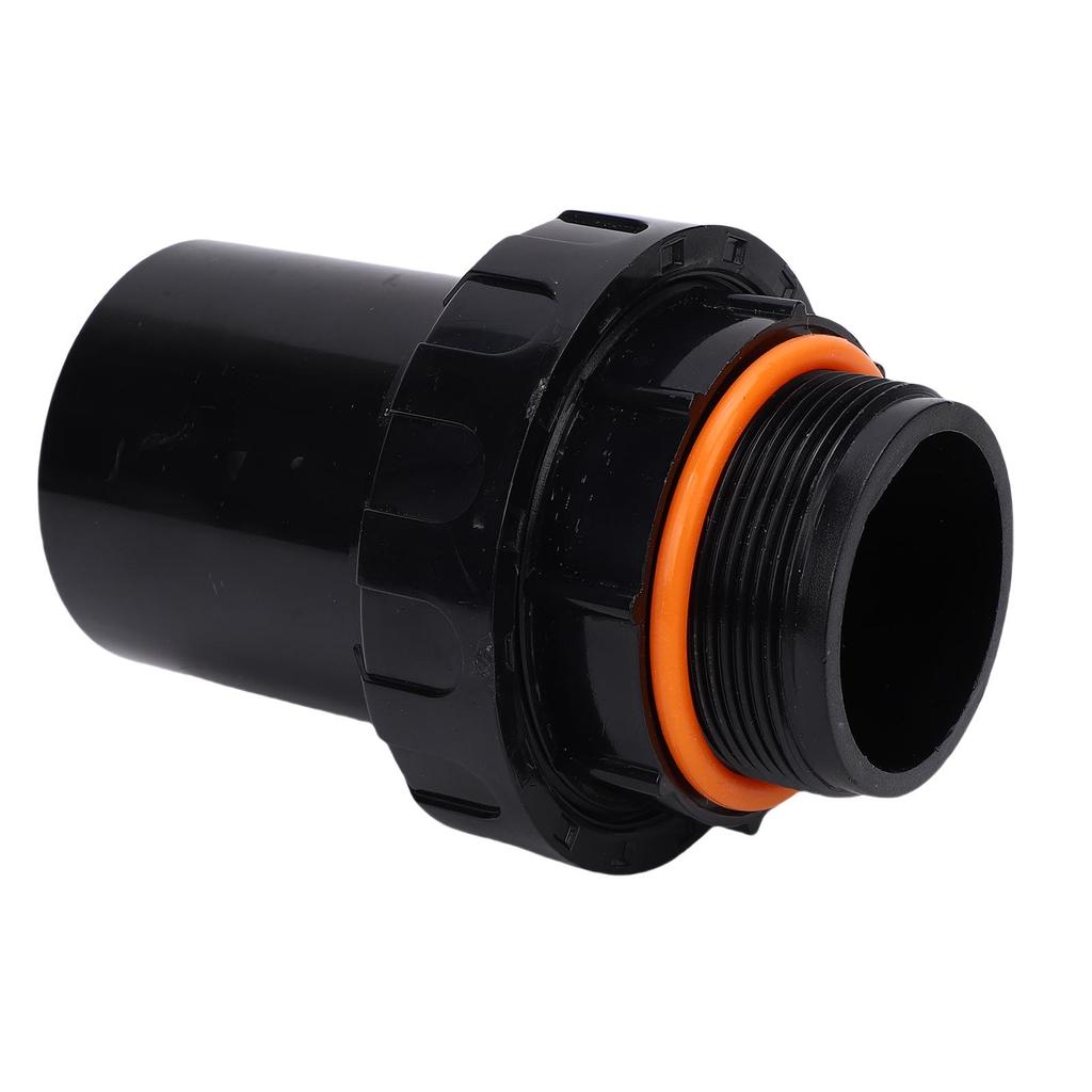 Sand Straight Water Pipe with Threaded Joint Pool Pump Fittings PVC Union Adapter Connector