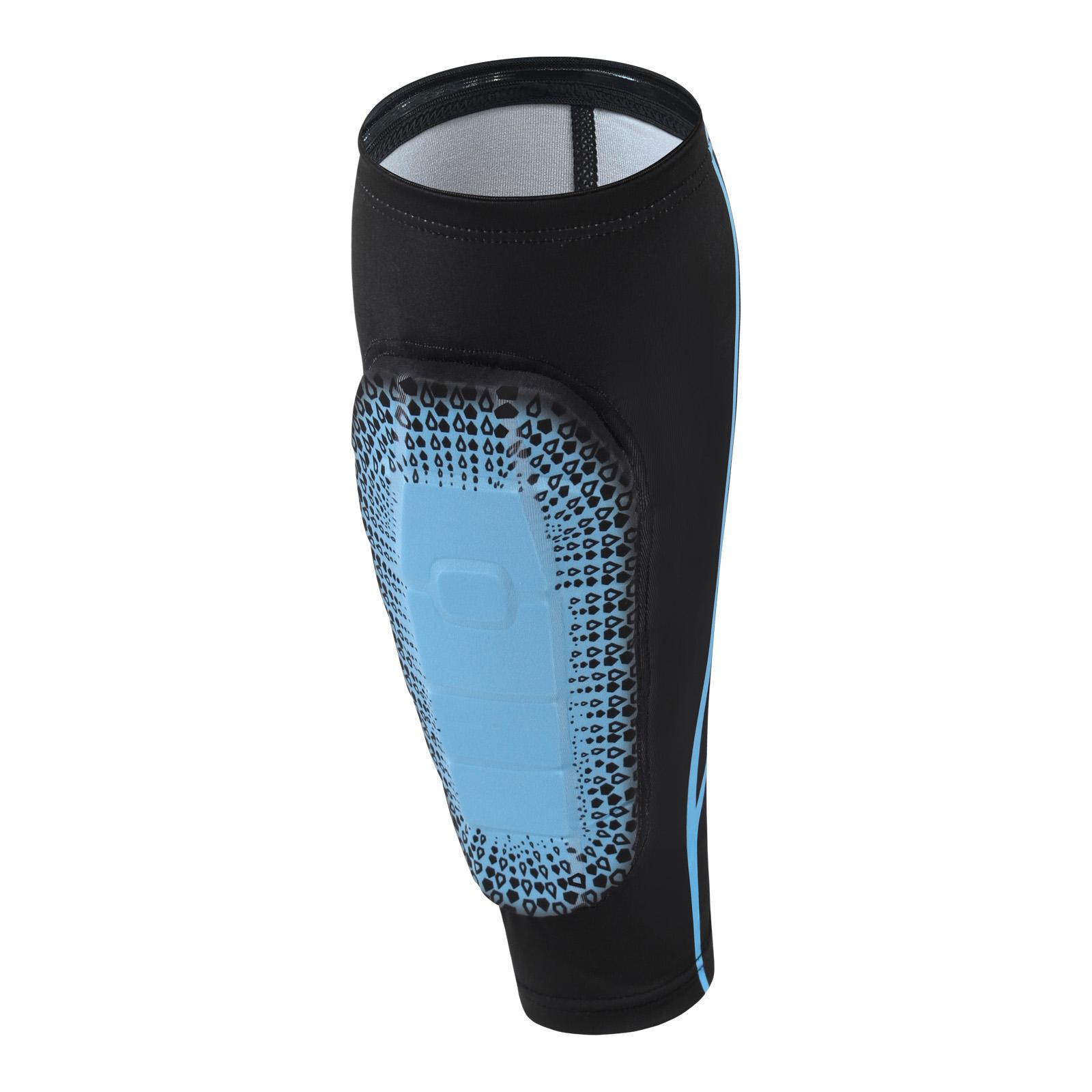 Football Set Anti-Slip Socks and Shin Sleeves Honeycomb Leg Compression Custom Shin Guards Calf Sock M синий