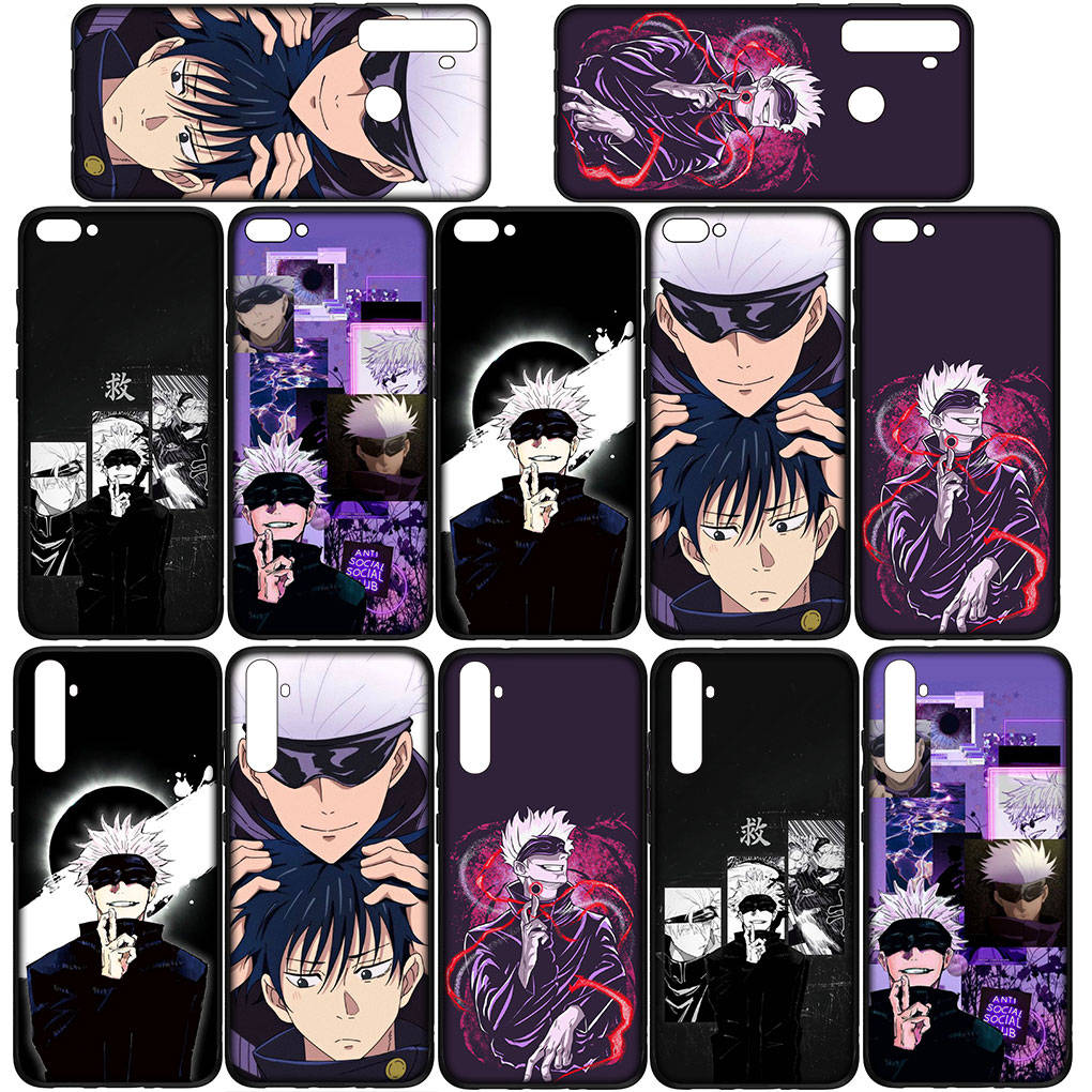 Für iPhone 16 15 Xiaomi Redmi Note 14 13 12 11 Pro Max X 16e Samsung Galaxy S25 S24 S23 Moto OPPO Huawei Jujutsu Comics Gojo Satoru Kaisen Handyhülle