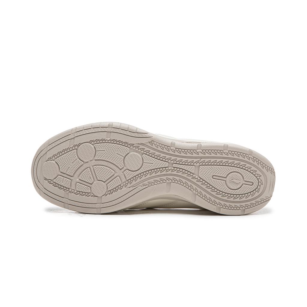 Li Ning Film Ballet Slip Resistant, Abrasion Resistant, Lightweight Low top Casual Shoes Women's Ecru AGLW072-2