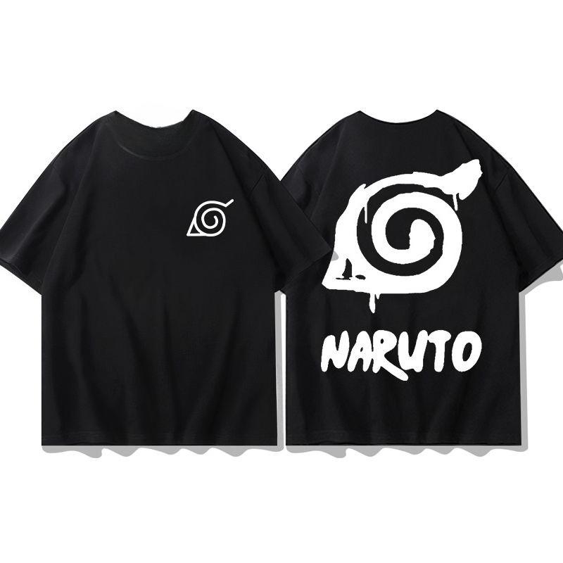 Anime Naruto Print Tops 2026 Summer New T-shirt Unisex Anime Naruto Sports T-shirt