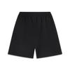 Li Ning Sports Trend Series Solid Color Mid Waist Breathable Versatile Straight Leg Casual Shorts Women shorts Black AKSV178-4