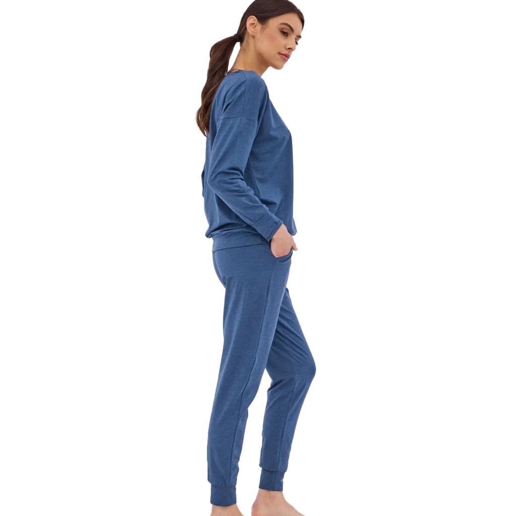 Cornette Women's Tracksuit Set Long Sleeve Modal Cotton Jeans